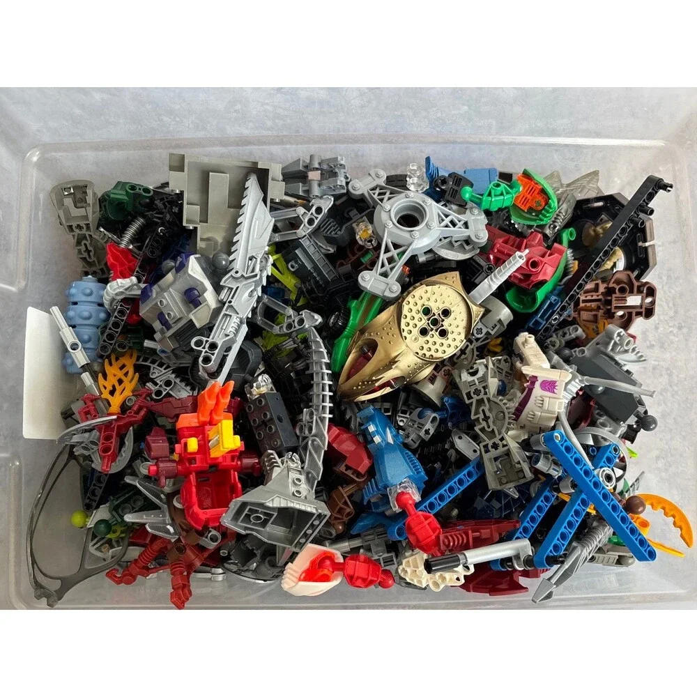 Assorted Lego Bionicle Building Toy Parts Lot